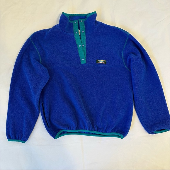 L.L. Bean Tops - LL Bean 3/4 button fleece